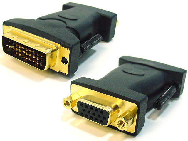 DVI male to VGA female