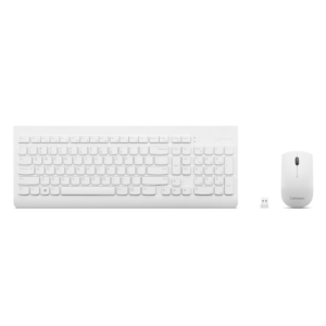 SET LENOVO MOUSE WITH KEYBOARD צבע לבן