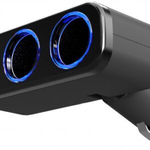מפצל 2 שקעים לרכב + 2 כניסות USB לרכב איכותי MIRACASE
