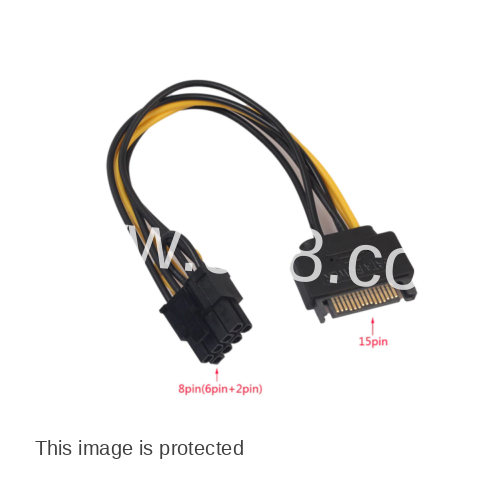 POWER SATA TO 8PIN VIDEO