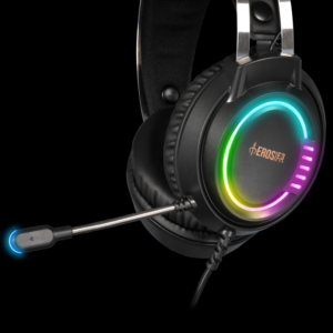 אוזניות גיימינג EROS-M3 עם RGB חיבור USB