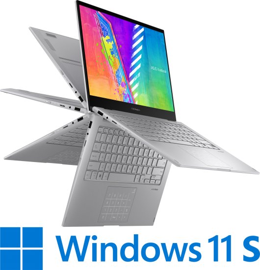 מחשב נייד אסוס מסך מגע מתהפך TP140KA N4500 LED14 128SSD 4GDDR WIN11 SILVER 1YEAR WARRNTY