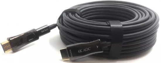 כבל HDMI באורך 100מטרים מבוסס על סיב אופטי